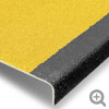 Extra deep stair tread yellow black
