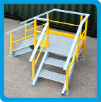 Anti-Slip Stair Access Platforms