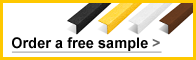 Request a free anti-slip sample. Stair Nosing sample request.