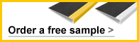 Request a free anti-slip sample. Anti Slip Stair Treads sample request
