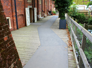 Safe tread flooring is very durable and long lasting. Safe tread flooring is very durable and long lasting.