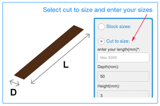 Decking Strips - cut to your sizes. Decking Strips - cut to your sizes.