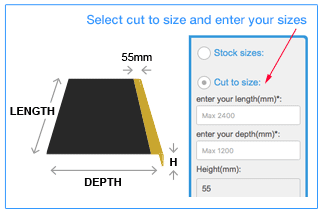 Extra Deep Stair Treads - cut to your sizes. Extra Deep Stair Treads - cut to your sizes.