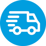 safe tread delivery icon white